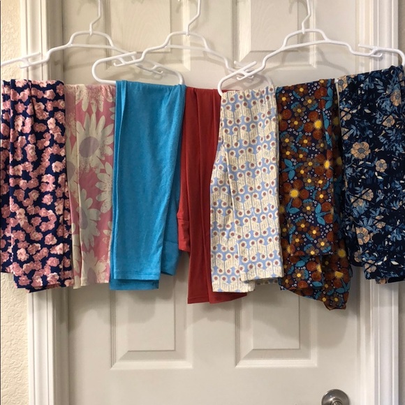LuLaRoe Pants - LuLaRoe leggings. Lot of 7. OS.